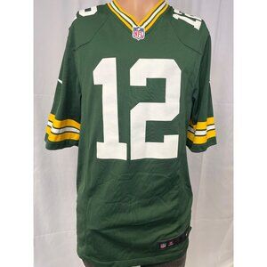 Nike Men's Green NFL Green Way Packers Aaron Rodger #12 Jersey Size S SKU 5809